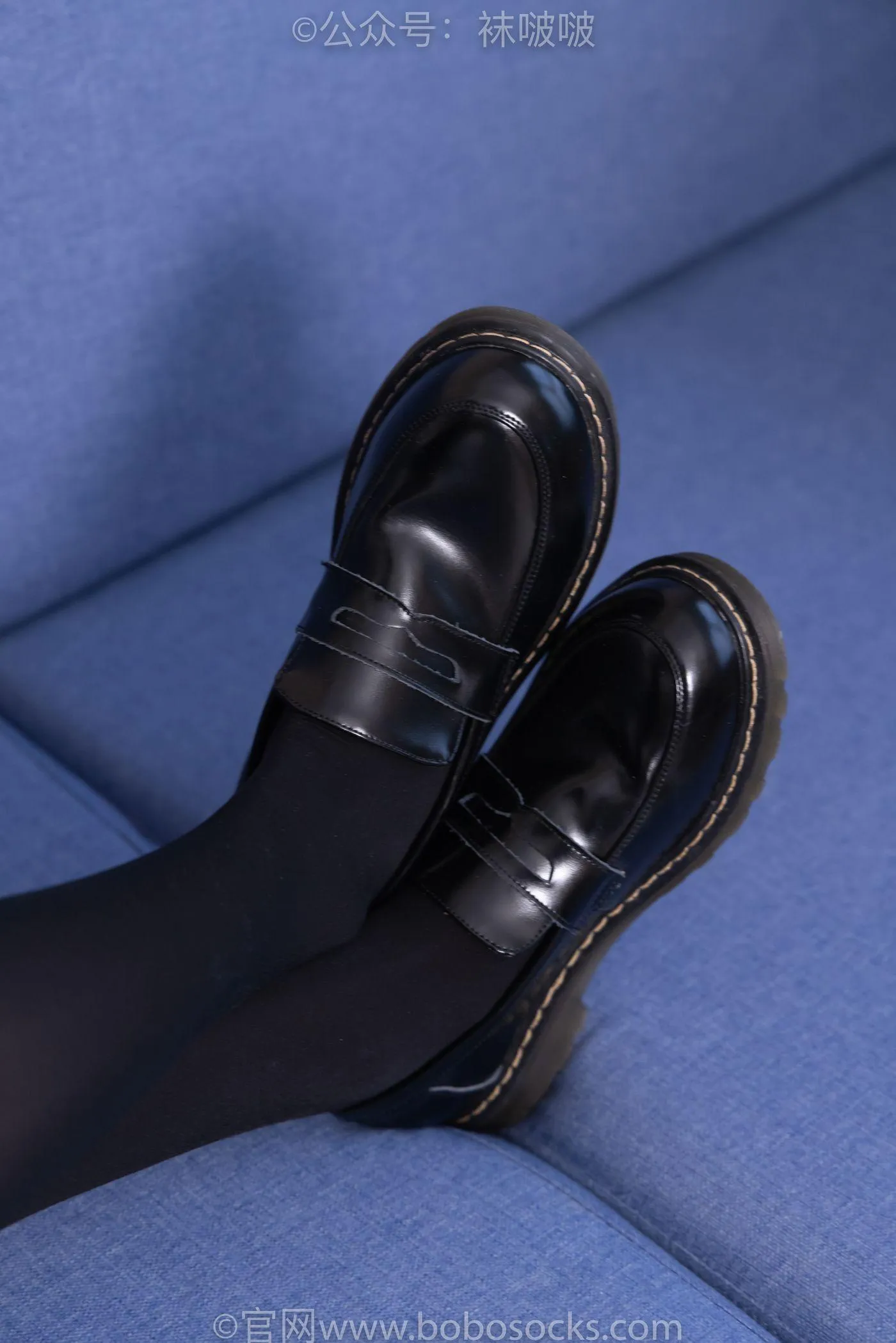 [BoBoSocks袜啵啵]NO.060 小甜豆-JK制服、皮鞋、厚黑丝 [131P]插图1